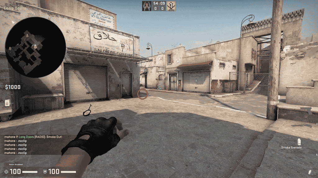 best grenade spots dust 2 smoke cross