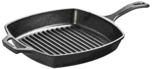 4. Lodge 10.5-Inch Square Grill Fish Pans for cooking fish in Cast Iron