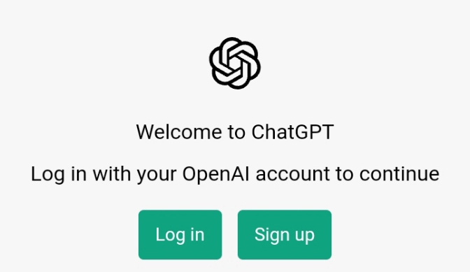 Chat GPT login page 