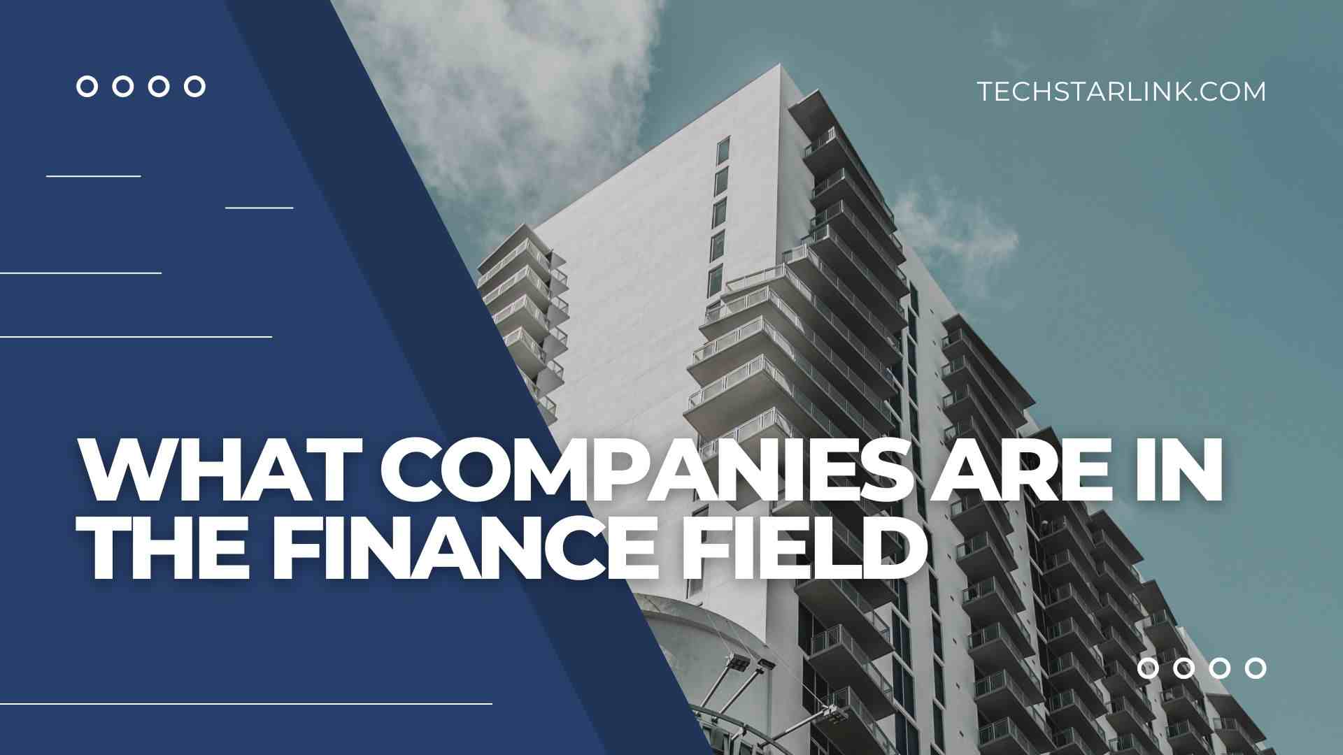 what companies are in the finance field? Complete Info with Types